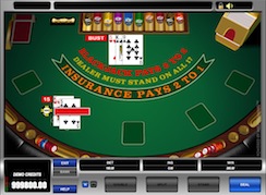 Ruby Fortune Casino at Blackjack